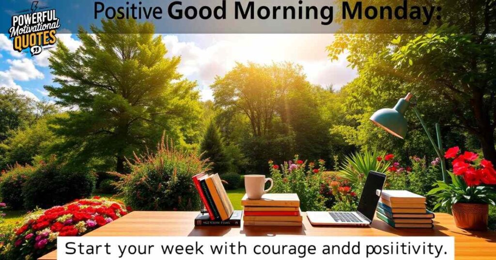 Positive Good Morning Monday Images with Wishes