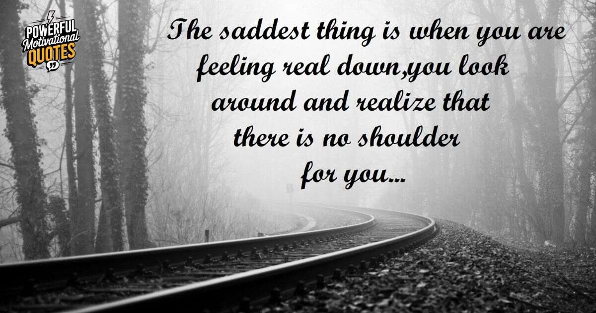 Touching Sad Quotes on Life & Love