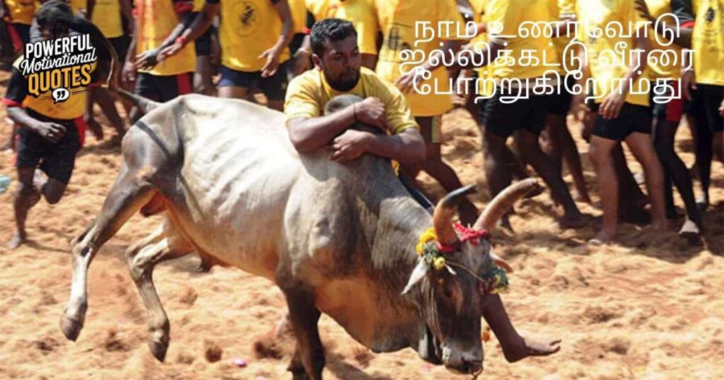 Jallikattu Quotes in Tamil